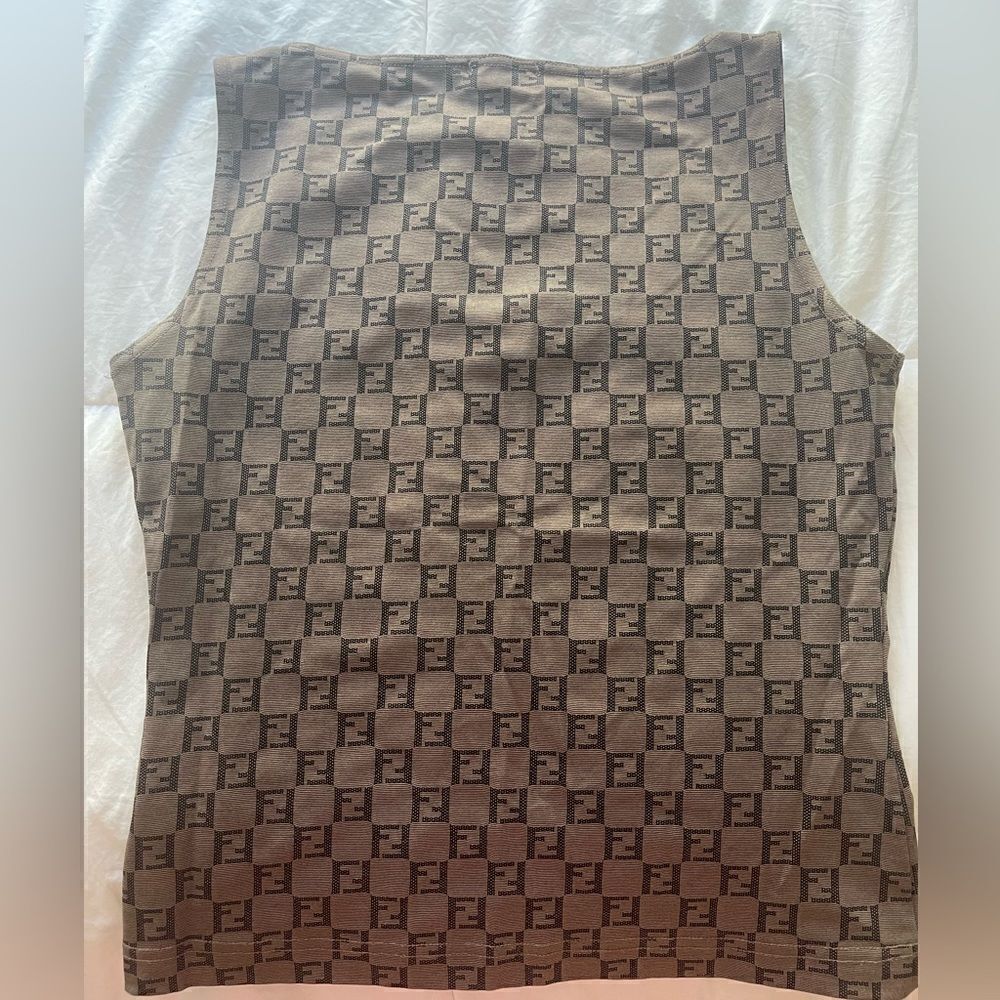 AUTHENTIC VINTAGE FENDI MONOGRAM LOGO TOP SIZE 44